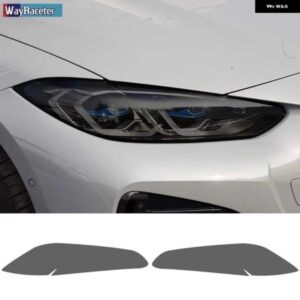 BMW 2個 M パフォーマンス ヘッドライト フィルム クリアスモークブラック TPU ステッカー 4シリーズ G22 G23 G26 2021 2022