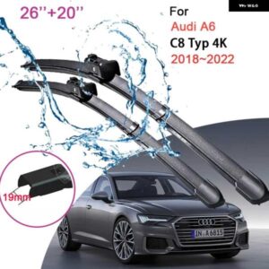 アウディ フロントガラス ウィンドウ ワイパーブレード A6 C8 スタンダード 4 18K 2018 2022 2019 2020 フレームレスゴム雪かき