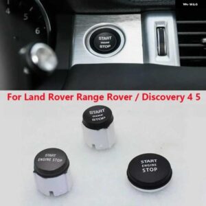 ランドローバー 点火 エンジン スタートストップスイッチ ボタン カバー キャップ蓋トリム ディスカバリー 4 5 レンジローバースポーツ EVOQUE VELAR