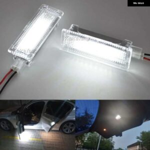 BMW 2個 LED カーテシードア足元 インテリア トランクキャリアライトランプ E90 E91 E92 E93 E60 E70 E82 E87 X1 X3 X5 X6 F10 ミニ