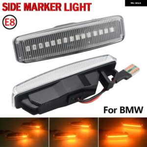 BMW 2個 サイドマーカー流れるダイナミック ウインカー LED ウィンカー ライト 5シリーズ E39 1995-2003 M5