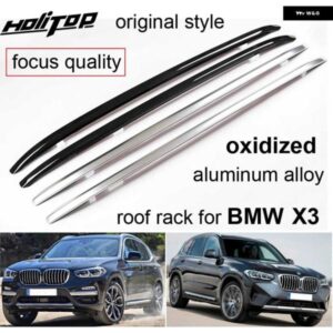 BMW モデル ラゲッジバー ルーフレール ルーフラック X3 G01 2018-2024 OEM スタイル 酸化合金 高輝度