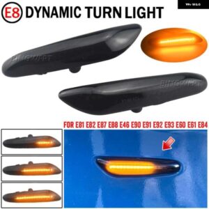 BMW ダイナミック LED フェンダーライト サイドマーカー E60 E61 E90 E91 E81 E84 E88 E92 E93 E82 E46 1 3 5シリーズ X1 2004 2010 フラッシャー
