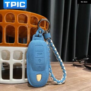 ポルシェ アルカンターラレザー製リモートキーカバー ケースカイエン 958 957 マカンケイマン 987 986 ボクスター 911 オート