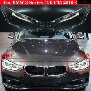 BMW フロント ヘッドライト カバー 3 シリーズ F30 F35 F82 2016-2018 318I 320I 330I 340I ヘッドランプ ランプカバー ヘッドライト ガラスキャップ