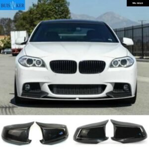 BMW ブラックミラーカバー 5 シリーズ F10/F11/F18 PRE-LCI 11-13 ミラーキャップ交換用サイドミラーキャップ リアドアウイングリア-