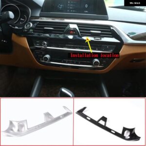 BMW ASB クローム中央 制御 エアアウトレットパネルフレームカバー トリム 5 シリーズ G30 525I 530I 540I 2018-2021