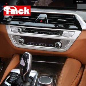 BMW 5 シリーズ G30 2017-22 カー セントラル コントロール エアコン ボタン CD パネル トリム カバー