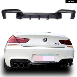 BMW F06 F12 F13 M6 6 シリーズ スポーツ 2012-2016 カーボン リアディフューザー バンパー スポイラー ガード プロテクター スキッド プレート バンパー