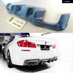 BMW F10 M5 セダン 2012 - 2017 カーボンリアバンパー ディフューザーバンパー リップ スポイラー プロテクターカースタイリング