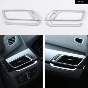 BMW 4個 ABS カーボン X1 F48 X2 F47 2016-2021 センターコンソール サイドエアコンベントトリムフレームカバー