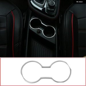 BMW ABS クロームセントラルコンソールウォーターカップホルダー フレームトリムカバー ステッカー 2 シリーズ 218I 220I F45 F46 2015-2019