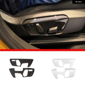 BMW ABS カーボン X1 F48 2016-2022 2 シリーズ F45 F46 2015-2022 カーシート 調整ボタンパネルトリムカバー