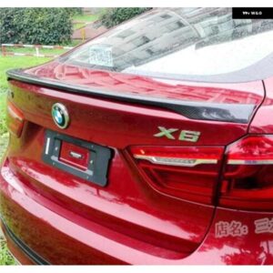 BMW X6 X シリーズ X6 F16 2014-16 カーボン素材リア スポイラー テール トランク ウイングブーツリップモールディング