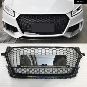 アウディ TT TTS MK3 FV/8S 2015-18 ハニカム スポーツ メッシュ TTRS スタイル ヘックス グリル グリル ブラック