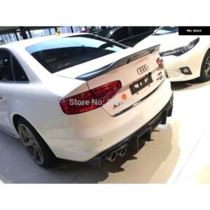 アウディ A4 B8 B8.5 2009-2012 2013-16 カーボンリア トランク ウィングリップ リア スポイラー ウィングカーパーツ