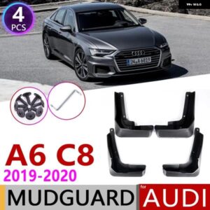 アウディ フロントリア車 マッドフラップ A6 サルーン S-LINE スポーツ C8 2019 2020 フェンダー マッドガード マッドガード 5TH 5 世代