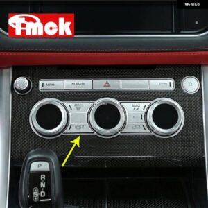 ランドローバー レンジローバー スポーツ L494 ヴォーグ L405 2014-2017 セントラルエアコンボタントリムカバー ステッカー