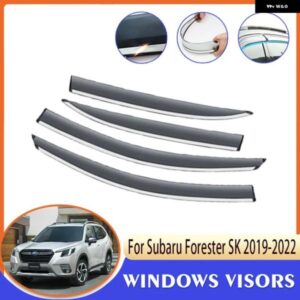スバル ウィンドウバイザー フォレスター SK 2019~2022 2020 2021 2022 日よけ 雨風ガード カバー ステッカー ディフ