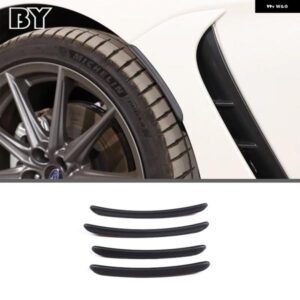 スバル BRZ 2022 ABS ブラック バンパー フェンダー フレア マッド フラップ スプラッシュ ガード ホイール アイブロウ リップ