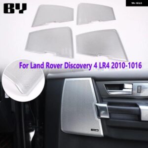 ランドローバー ステンレス ディスカバリー 4 LR4 2010-1016 ドアスピーカーカバー トリム ステッカー