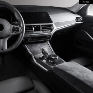 BMW G20 320I 325I 330I アルカンターラ インテリア トリム ステアリング ホイール フレーム カーセンター コンソール カバー パネル ステッカー