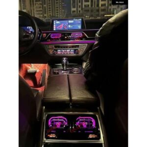 BMW タービンアウトレットノズル 7 シリーズ G12 2016-2023 LED エアベント発光周囲光ムードネオンランプ