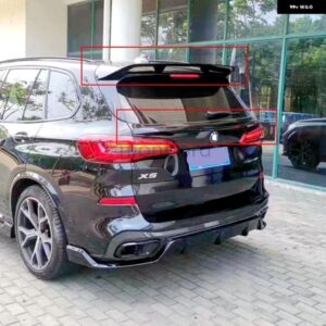 BMW ABS プラスチック素材 カラー リアブーツ トランク ウィング リアルーフ スポイラー X5 G05 SUV 2019+