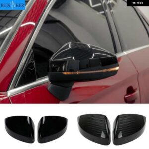 アウディ ペア A3 S3 8V RS3 サイドウイングミラーカバー キャップカーボンルック 2017 交換 2015 2016 2018 2013 2014 2019