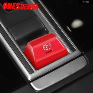 ポルシェ カイエン パナメーラ 971 2017-22 電子ハンドブレーキ P ボタン パッチ トリム カバー