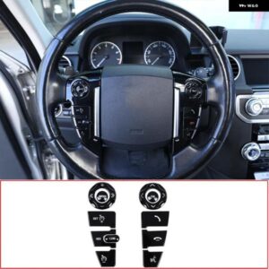 ランドローバー ディスカバリー 4 LR4 RR スポーツ L320 フリーランダー 2 2013-2015 ステアリングホイール ボタン ステッカー トリム 11個