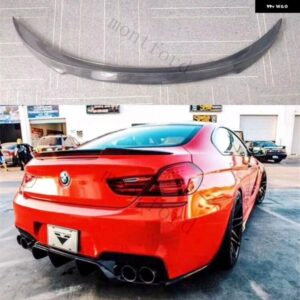 BMW 6 シリーズ M6 F06 F12 640I 650I 640I セダン リア トランク スポイラー ブーツ リップ ウィング 2012 - 2016 カーボン / FRP