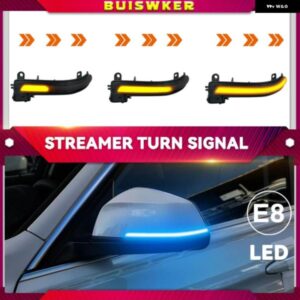BMW ブラック LED ダイナミック ウィンカーライトサイドミラーフラッシュライト 1 2 3 4 X1 M シリーズ F20 F30 F31 F32 F33 F34 F36 E84 I3