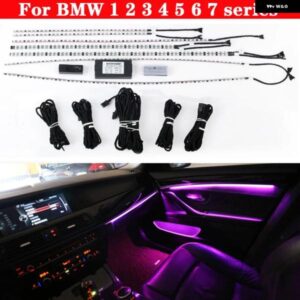 BMW 9 色ネオンアンビエントライト 1 2 3 4 5 6 7 シリーズ 装飾 ムード自動変換 LED ストリップ 2010-2017