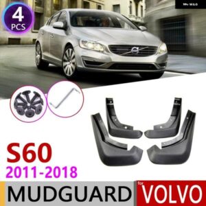 ボルボ 車 マッドフラップ S60 2011 2018 フェンダー マッドガード フラップ マッドガード 2012-17 2ND