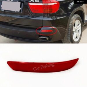 BMW 左/右リアバンパー リフレクターフォグハザード灯ブレーキライト テールランプ ストップライトカバー X5 E70 LCI 63217158949