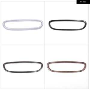 BMW 1個 ABS カーボン インテリア バックミラーフレームカバー トリム X1 F48 1 2 シリーズ F22 F45 F46 2015-2019