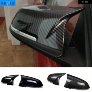 BMW 2個 バックミラーカバー キャップカーボンブラック シリーズ 1 2 3 4 X M 220I 328I 420I F20 F21 F22 F23 F30 F32 F33 F36 X1