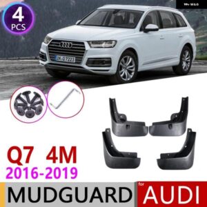 アウディ 4個 Q7 4M 2016-19 フロントリア車 マッドフラップ フェンダー マッドガード フラップ マッドガード