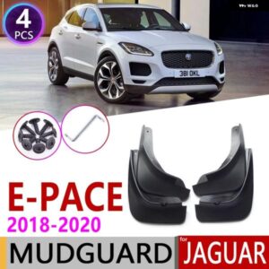 ジャガー 4個 フロントリア車 マッドフラップ E-PACE 2018 2019 2020 E ペースフェンダー マッドガード フラップ マッドガ