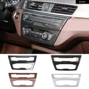 BMW 4 スタイルカーセンターコンソール CD パネル 装飾 カバー フレームトリム ステッカー X1 F48 X2 F47 2016-2022 自動車