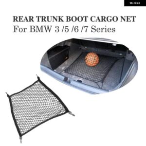 アウディ BMW 70*50 CM自動弾性カーゴネットリア トランク ブーツカーゴネットメッシュ収納 3 /5 /6 /7 シリーズベンツ A クラス C クラス Q3