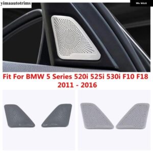 BMW 2個 フロントウィンドウピラースピーカーフレームカバー トリム インテリア 5 シリーズ 520I 525I 530I F10 F18 2011 - 2016