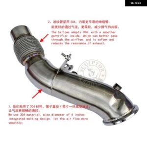 BMW ダウンパイプ B48 2.0T 120I 125I F20 F21 220I 230I F22 F23 320I 330I F30 F31 F34 420I 430I F32 F33 F36 ダウンパイプ 2.0T 2016