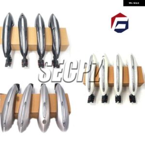 BMW シャンパンブラックホワイト車外装コンフォートアクセスフロントリア左右ドアハンドル 5 6 7 シリーズ F01 F02 F06 51217231931