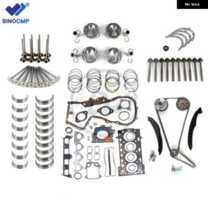 アウディ EA111 エンジン オーバーホールリビルドキット バルブピストンリングシールガスケットキット VW 1.4 TSI CAVD CTHD BLG BMY