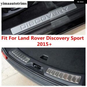 ランドローバー ディスカバリー スポーツ 2015 - 2023 リアインナードアバンパー テール防止スカッフプレートシルガードカバーキット トリム