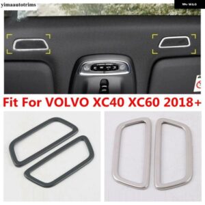 ボルボ ルーフスピーカー オーディオ スピーカー サウンドフレーム 装飾 カバー トリム XC40 XC60 2018 - 2024 ステンレス インテリア