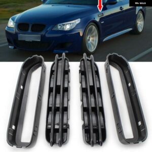 BMW グリル ABS サイドフェンダーエアフローベントグリル 5 シリーズ E39 E60 E61 M5 1991-2003/10/01