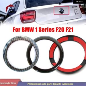 BMW リアバッジロゴエンブレムリングトリム 装飾 カバー ステッカー 1 シリーズ M135I M140I F20 F21 トランク ドア 装飾